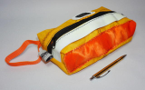 Kulturbeutel kite orange/fell